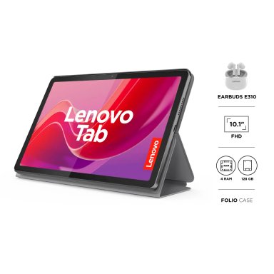 TABLET LENOVO TAB 10.1" 128 GB + EARBUDS + FOLIO CASE - 1