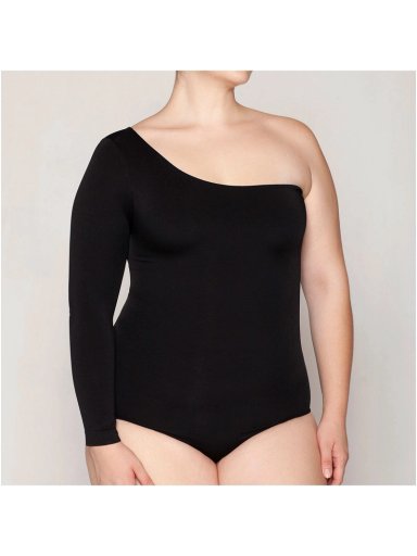 CAMISETA MUJER MONARCH NEGRO LASST BEATLE ASIMÉTRICO - 4