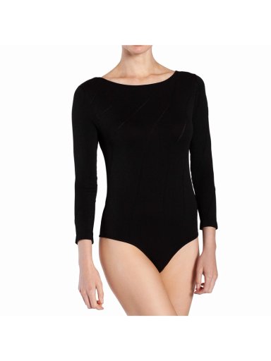 CAMISETA MUJER MONARCH NEGRO LASST ESCOTE POLO - 1