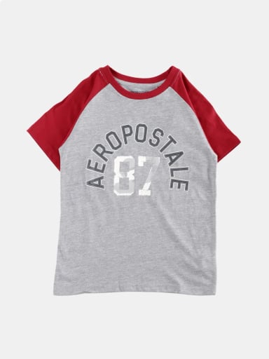 POLERA MANGA CORTA NIÑO AEROPOSTALE RAGLAN - 1