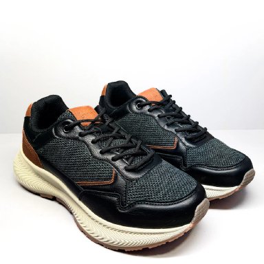 ZAPATILLAS HOMBRE JARMAN CASUALES NEGRO CT051301 - 2