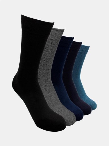 PACK X5 CALCETINES ALGODÓN HOMBRE KENNETH STEVENS - 1