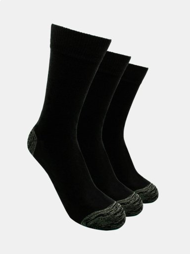 PACK X3 CALCETINES ALGODÓN HOMBRE REGATTA - 1