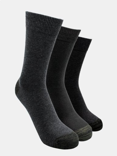 PACK X3 CALCETINES ALGODÓN HOMBRE REGATTA - 1