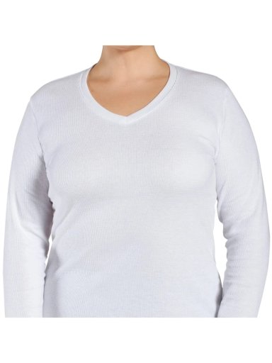 CAMISETA MUJER MONARCH MICROPANAL CUELLO V TÉRMICA - 3