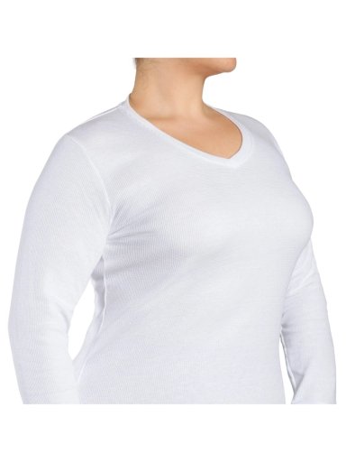 CAMISETA MUJER MONARCH MICROPANAL CUELLO V TÉRMICA - 4