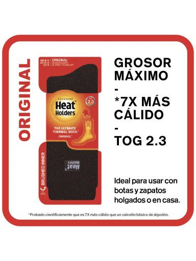 CALCETINES UNISEX HEAT HOLDERS PALMA DENIM TÉRMICO - 4