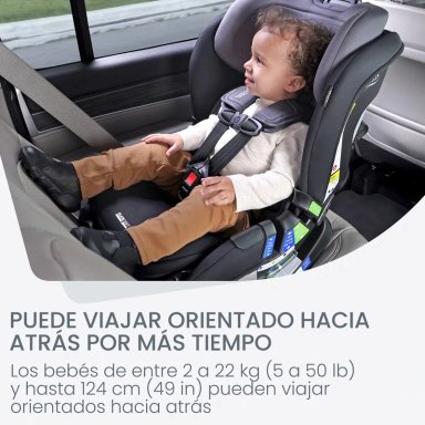 SILLA DE AUTO BRITAX POPLAR NEGRO CONVERTIBLE STONE ONYX - 3