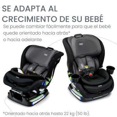 SILLA DE AUTO BRITAX POPLAR NEGRO CONVERTIBLE STONE ONYX - 5