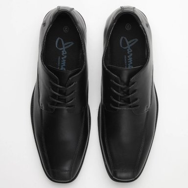 ZAPATOS HOMBRE JARMAN CUERO NEGRO LJBSS25003 - 3