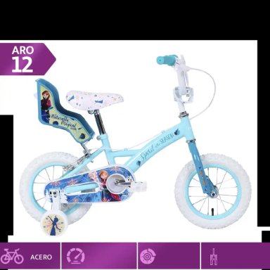 BICICLETA INFANTIL DISNEY FROZEN ARO 12 - 1
