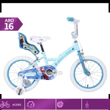 BICICLETA INFANTIL DISNEY FROZEN ARO 16 - 1