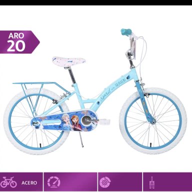 BICICLETA INFANTIL DISNEY FROZEN ARO 20 - 1