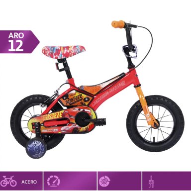 BICICLETA INFANTIL DISNEY CARS ARO 12 - 1