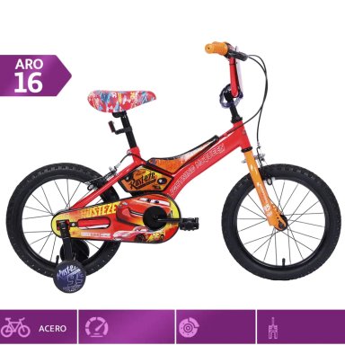 BICICLETA INFANTIL DISNEY CARS ARO 16 - 1