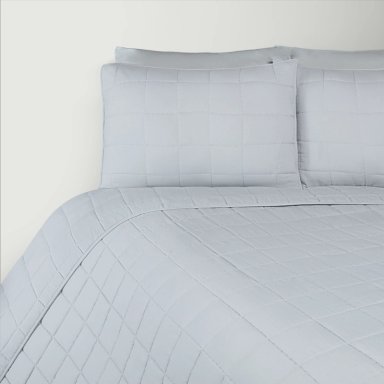 CUBRECAMA RIPLEY HOME WASHED MICROFIBRA KING GRIS - 2