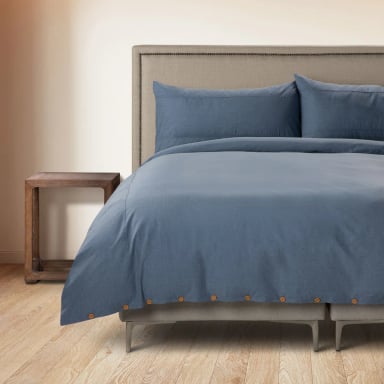 FUNDA PLUMÓN ROSEN 2 PLAZAS 240 X 230 CM AZUL - 1