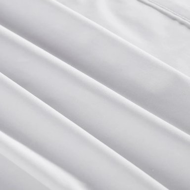 JUEGO DE SÁBANAS ROSEN 2 PLAZAS 200 HILOS ALGODÓN BLANCO LISO - 4