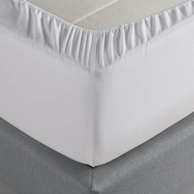 JUEGO DE SÁBANAS ROSEN KING 200 HILOS ALGODÓN BLANCO LISO - 4
