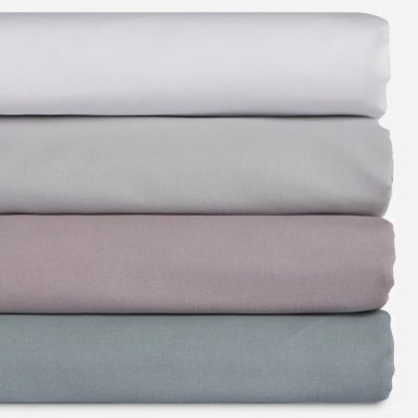 JUEGO DE SÁBANAS ROSEN 1.5 PLAZAS 200 HILOS ALGODÓN MALVA LISO - 5