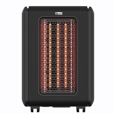 ESTUFA ELÉCTRICA KENDAL INFRARROJA GOLDEN TUBE NEGRO - 1