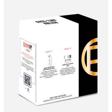 PACK LOREAL SÉRUM GLYCOLIC BRIGHT SERUM 30 ML + CREMA 80 ML - 4