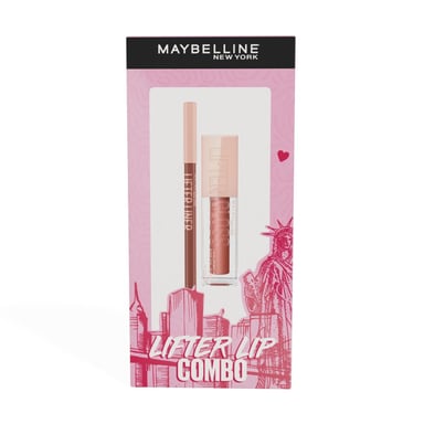 PACK MAYBELLINE MAQUILLAJE LABIAL LIFTER GLOSS + LIFTER LINER - 1