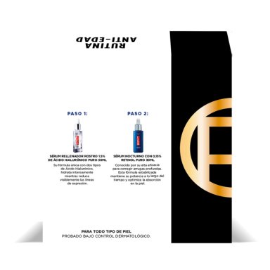 PACK LOREAL SÉRUMS ÁCIDO HIALURÓNICO 30 ML + RETINOL 30 ML - 3
