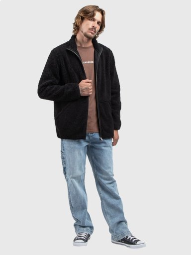 CHAQUETA HOMBRE CONVERSE NEGRO - 5