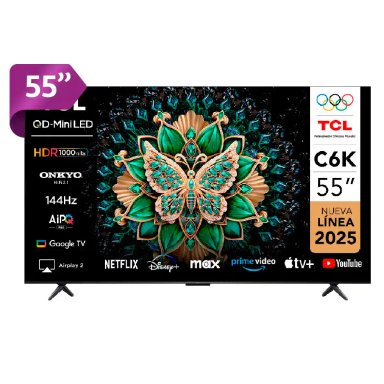 SMART TV TCL QLED MINI LED 4K UHD 55” 55C6K - 1