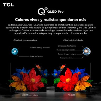 SMART TV TCL QLED MINI LED 4K UHD 55” 55C6K - 9