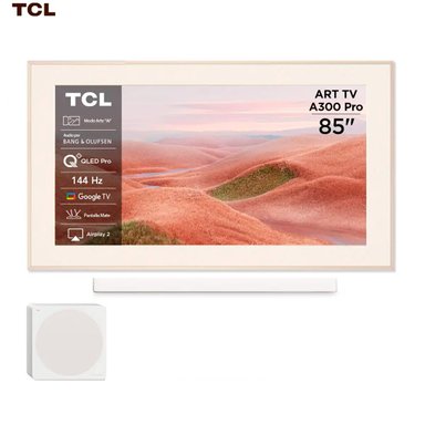 SMART TV ART TCL QLED 4K UHD 85” 85A300 PRO + SOUNDBAR + SUBWOOFER - 2