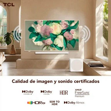 SMART TV ART TCL QLED 4K UHD 85” 85A300 PRO + SOUNDBAR + SUBWOOFER - 13