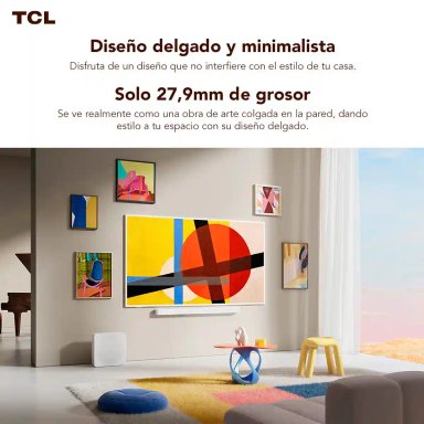 SMART TV ART TCL QLED 4K UHD 85” 85A300 PRO + SOUNDBAR + SUBWOOFER - 3