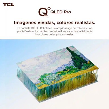 SMART TV ART TCL QLED 4K UHD 85” 85A300 PRO + SOUNDBAR + SUBWOOFER - 8