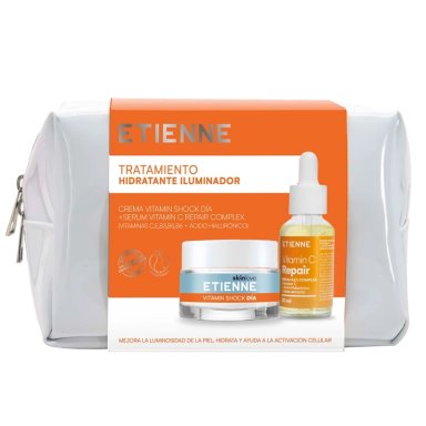 SET ROSTRO ETIENNE VITAMIN SHOCK DÍA 50G + SERUM C REPAIR - 1