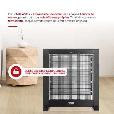 ESTUFA ELÉCTRICA THOMAS RADIADOR TH-RFC55 - 3