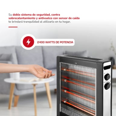 ESTUFA ELÉCTRICA THOMAS RADIADOR TH-RFC55 - 4