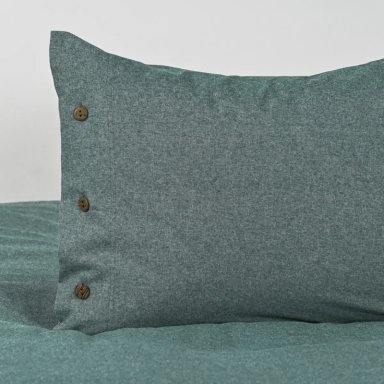 FUNDA PLUMÓN CANNON 220 X 160 CM ALGODÓN 1.5 PLAZAS VERDE - 3