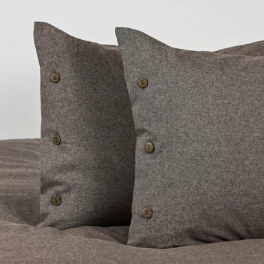 FUNDA PLUMÓN CANNON 220 X 220 CM ALGODÓN 2 PLAZAS TABACO - 3