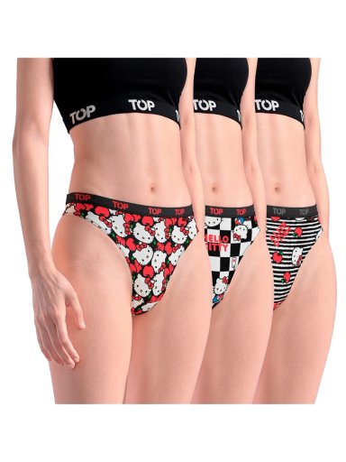 PACK 3 CALZONES COLALESS ALGODÓN MUJER TOP MULTICOLOR M502HKP3C4 - 1
