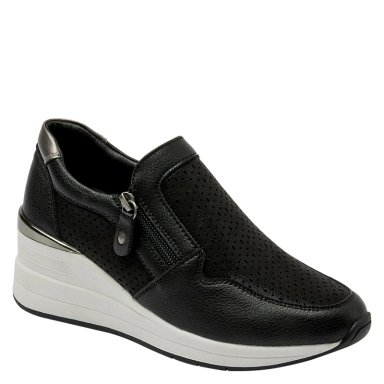 ZAPATILLAS MUJER CARRANO CASUALES NEGRO CRM0152 CUERO - 2