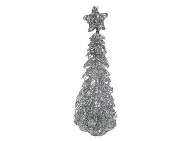 ADORNO NAVIDEÑO RIPLEY HOME MESA ÁRBOL PLATA - 1