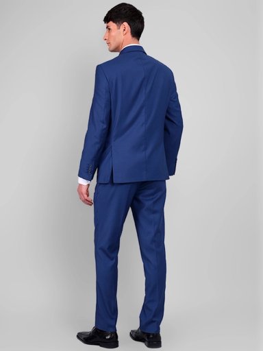 TRAJE HOMBRE VAN HEUSEN AZUL LISO - 7