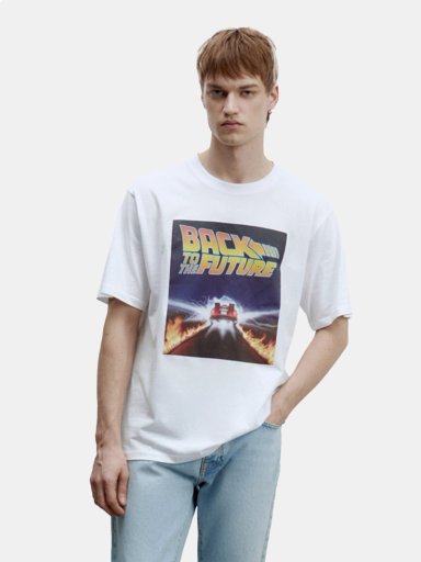 POLERA MANGA CORTA ALGODÓN HOMBRE SFERA BLANCO - 1