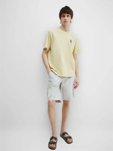POLERA MANGA CORTA ALGODÓN HOMBRE SFERA AMARILLO - 5