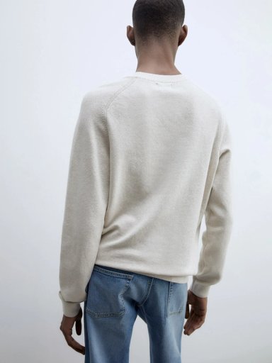 SWEATER ALGODÓN HOMBRE SFERA CRUDO - 2