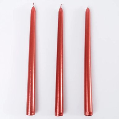 VELA NAVIDEÑA RIPLEY HOME SET X4 25CM ROJO  - 3