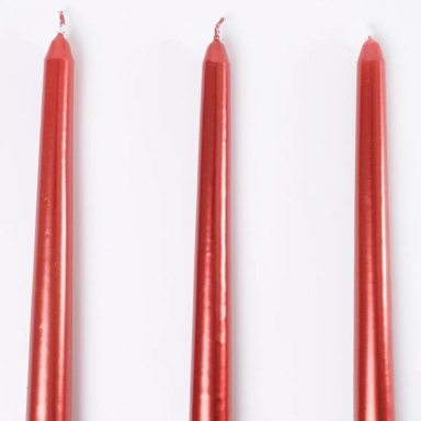 VELA NAVIDEÑA RIPLEY HOME SET X4 25CM ROJO  - 4