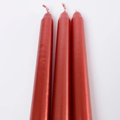 VELA NAVIDEÑA RIPLEY HOME SET X4 25CM ROJO  - 5